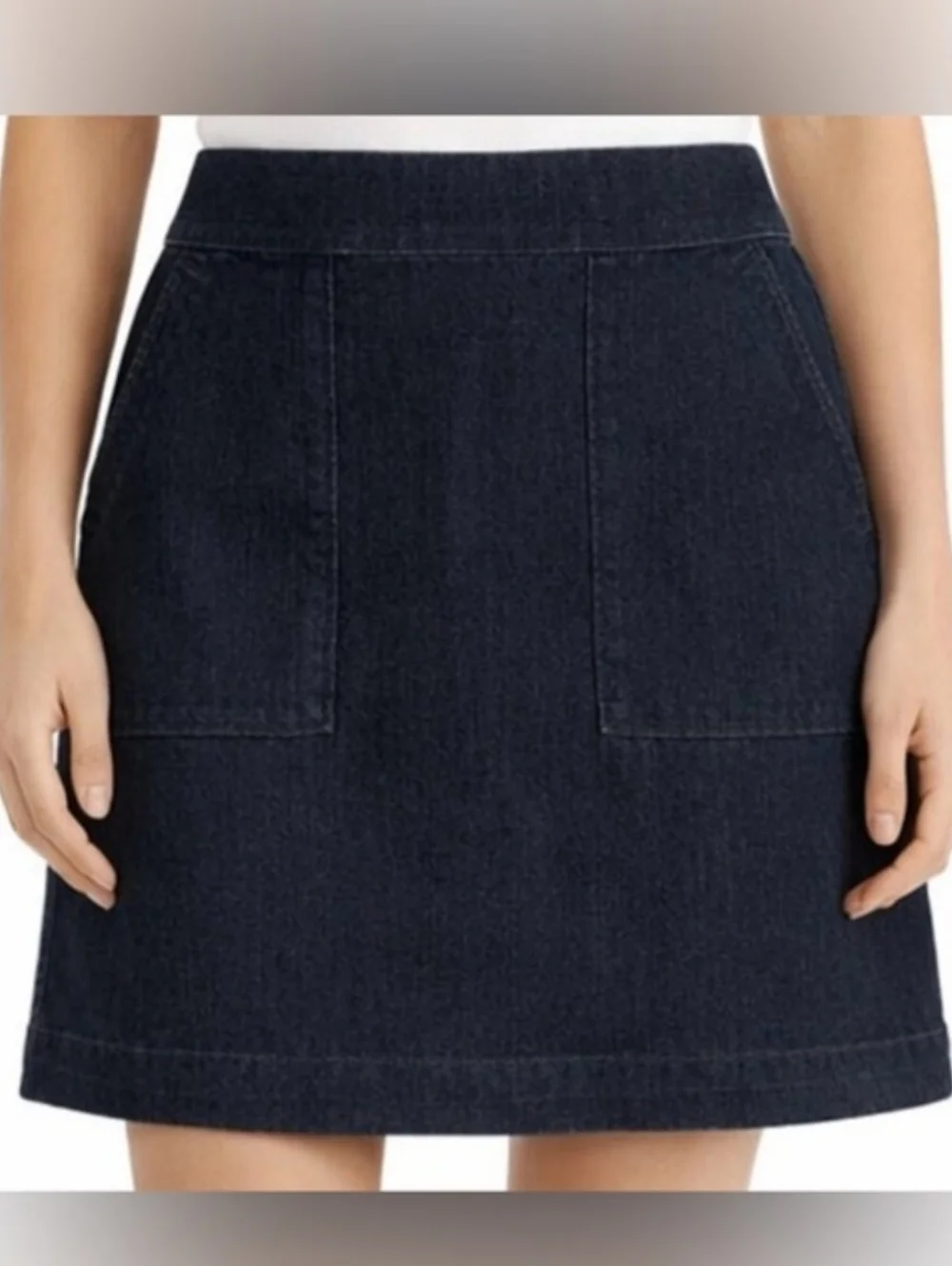 LOFT Dark Wash Skirt